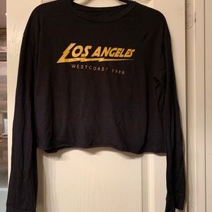 Los Angeles crop top
